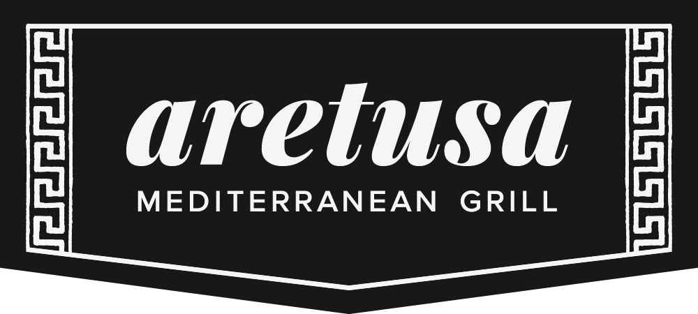logo for aretusa mediterranean grill