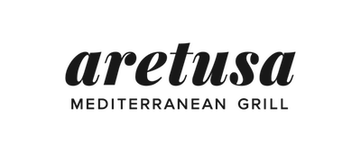 logotype for aretusa mediterranean grill